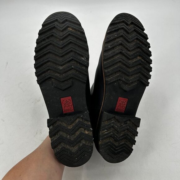 KODIAK Women's Black Waterproof Leather Peyto Chelsea Ankle Boots Booties Size 8 - Picture 8 of 9